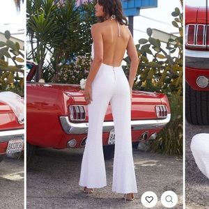 White jumpsuit